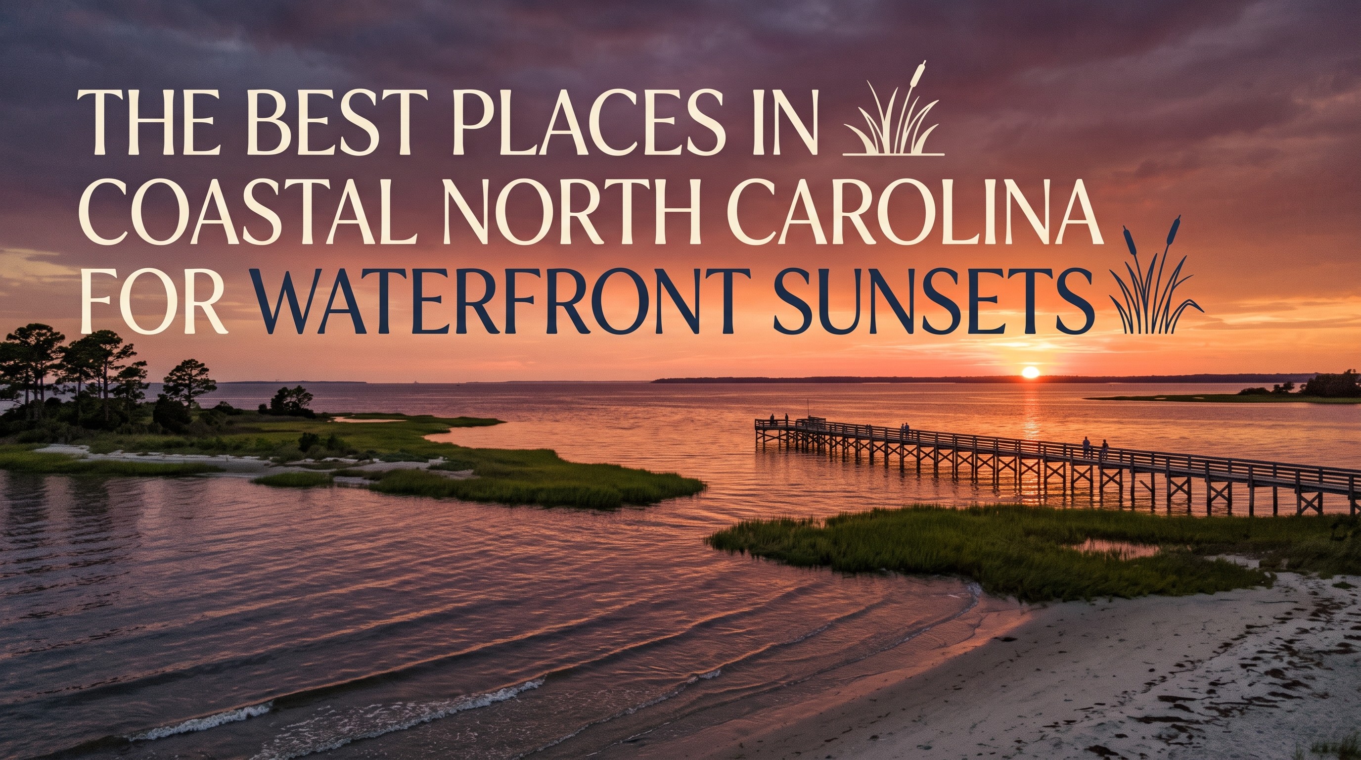 The Best Places in Coastal North Carolina for Waterfront Sunsets