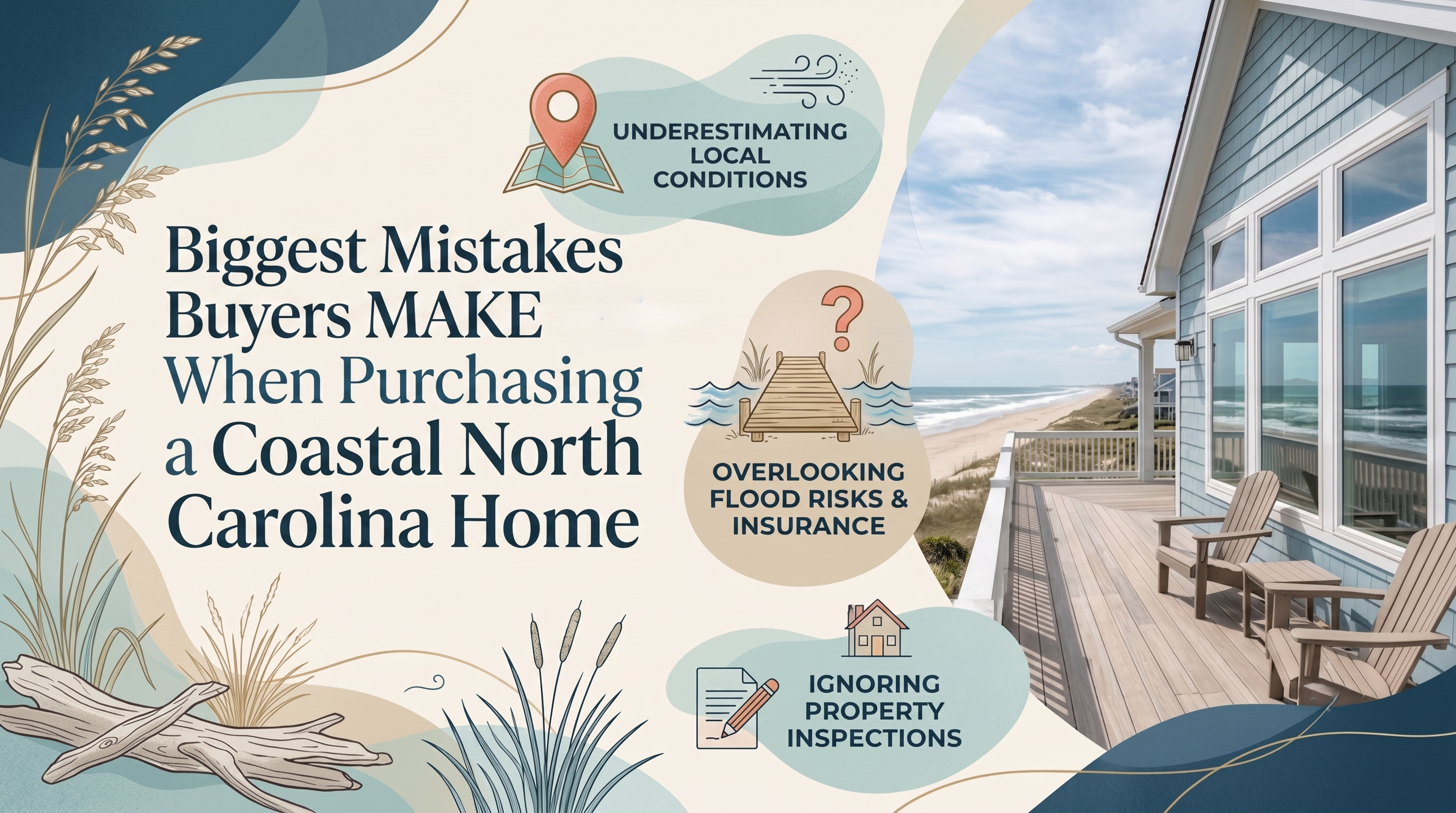 The Biggest Mistakes Buyers Make When Purchasing a Coastal North Carolina Home