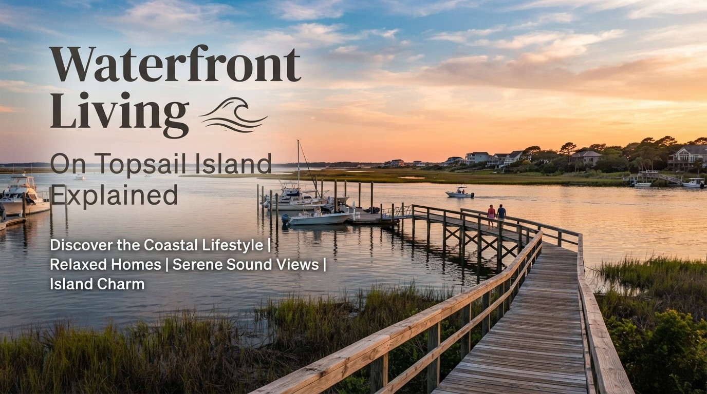 Waterfront Living on Topsail Island Explained