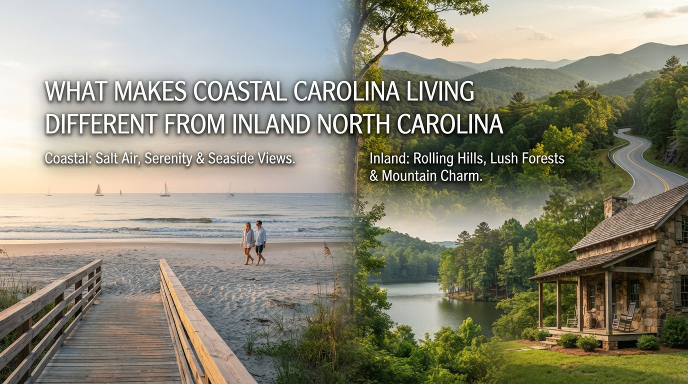 What Makes Coastal Carolina Living Different From Inland North Carolina
