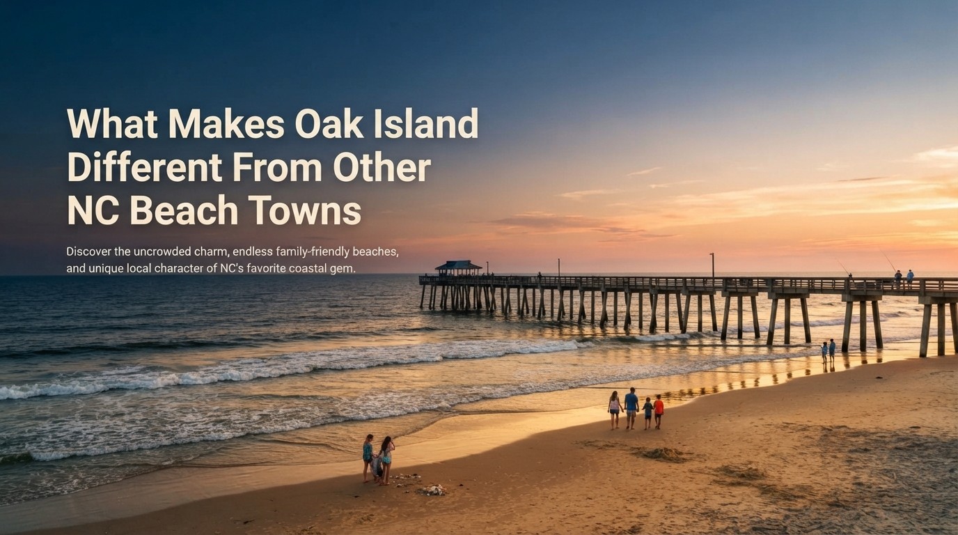 What Makes Oak Island Different From Other NC Beach Towns