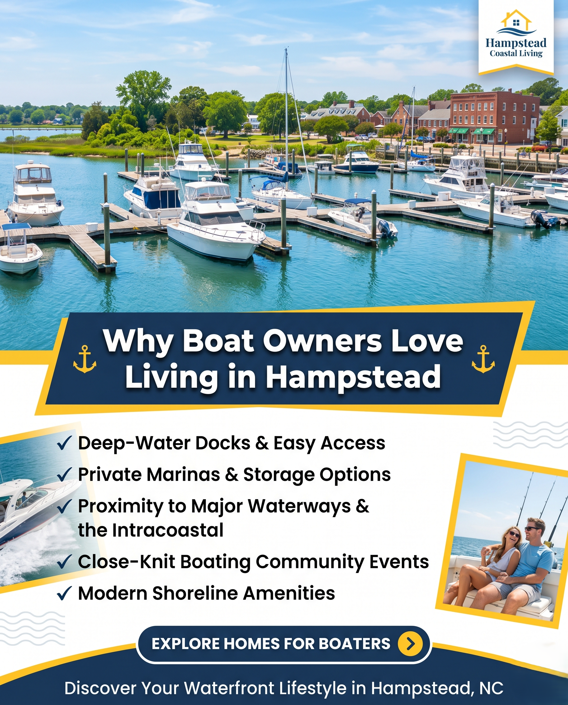 Why Boat Owners Love Living in Hampstead