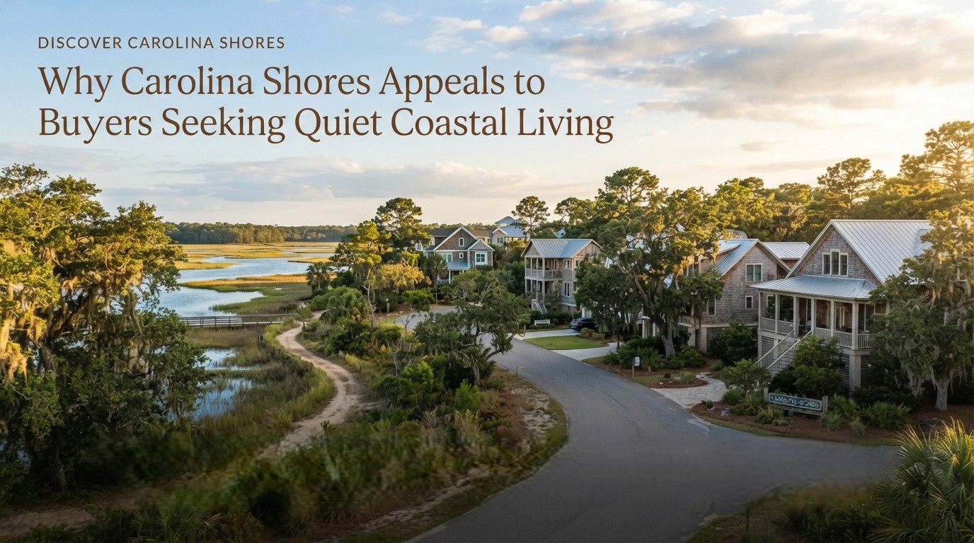 Why Carolina Shores Appeals to Buyers Seeking Quiet Coastal Living  