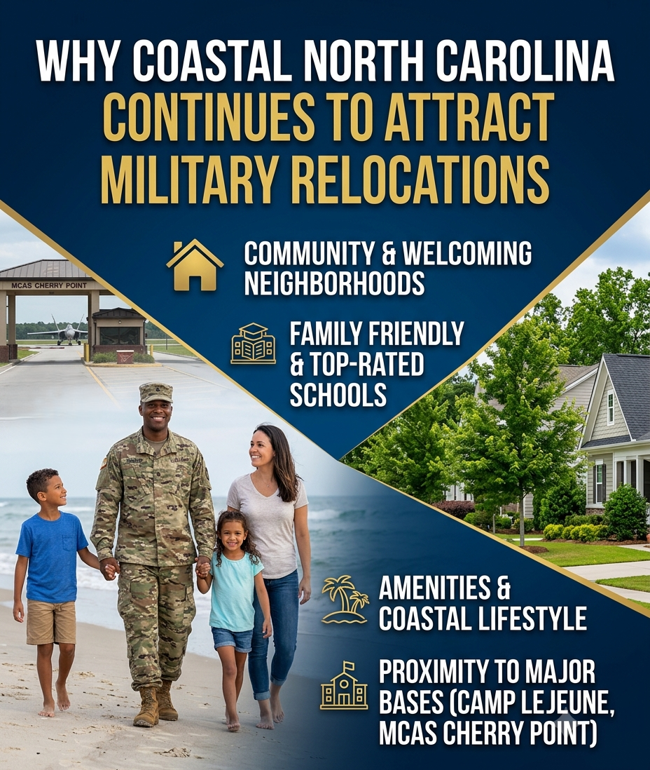 Why Coastal North Carolina Continues to Attract Military Relocations