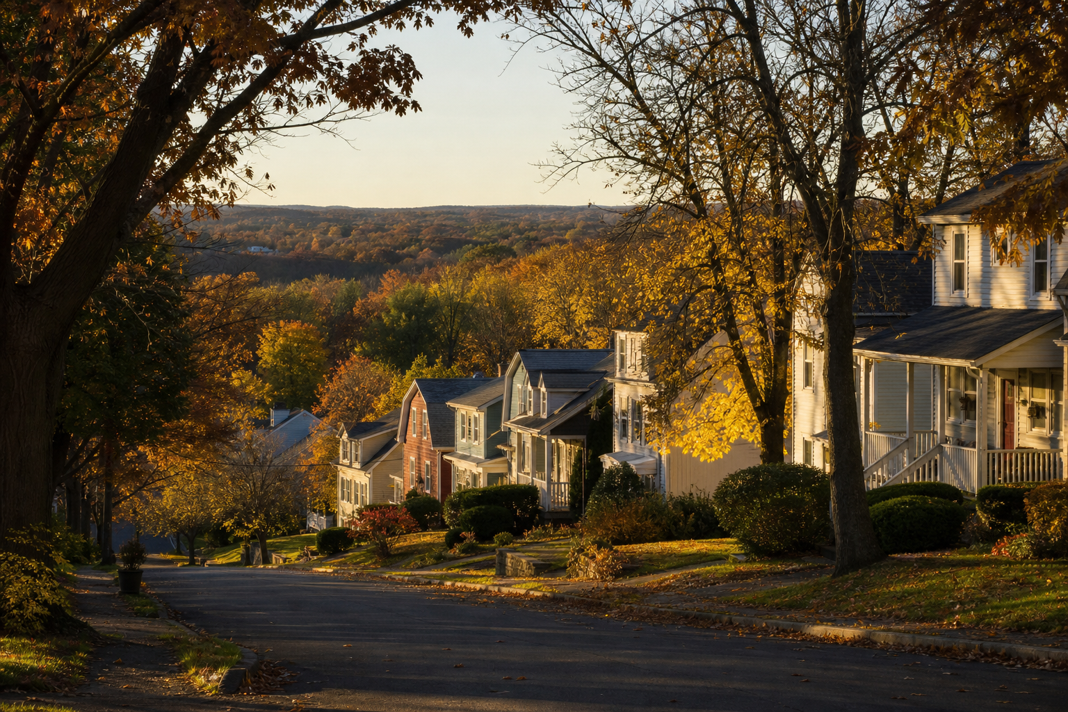 Single-family homes in the Worcester Providence Corridor