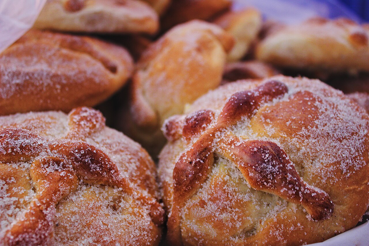 Pan de muerto in Coyoacán, Mexico City