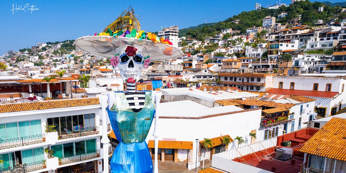 Monumental Catrina in Puerto Vallarta