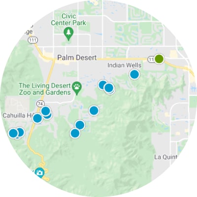 Interactive Map Search