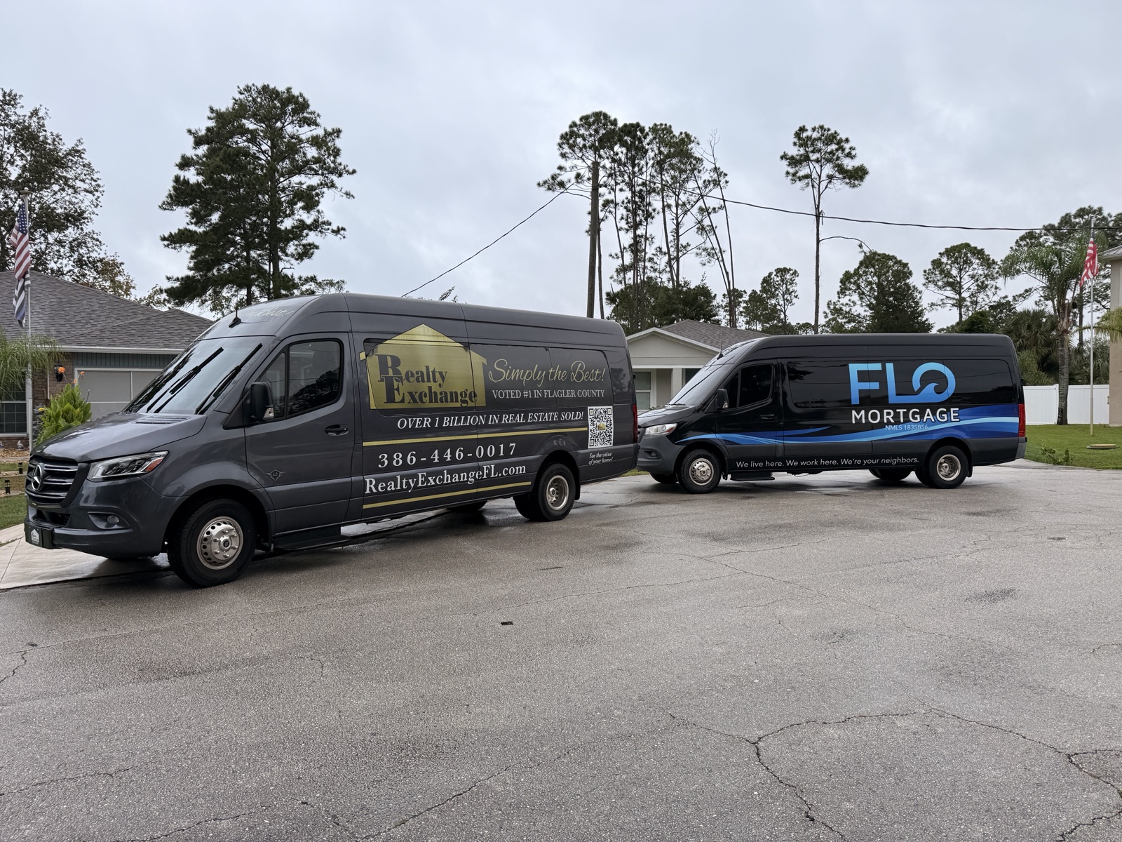 Realty Exchange caravan vans in Palm Coast