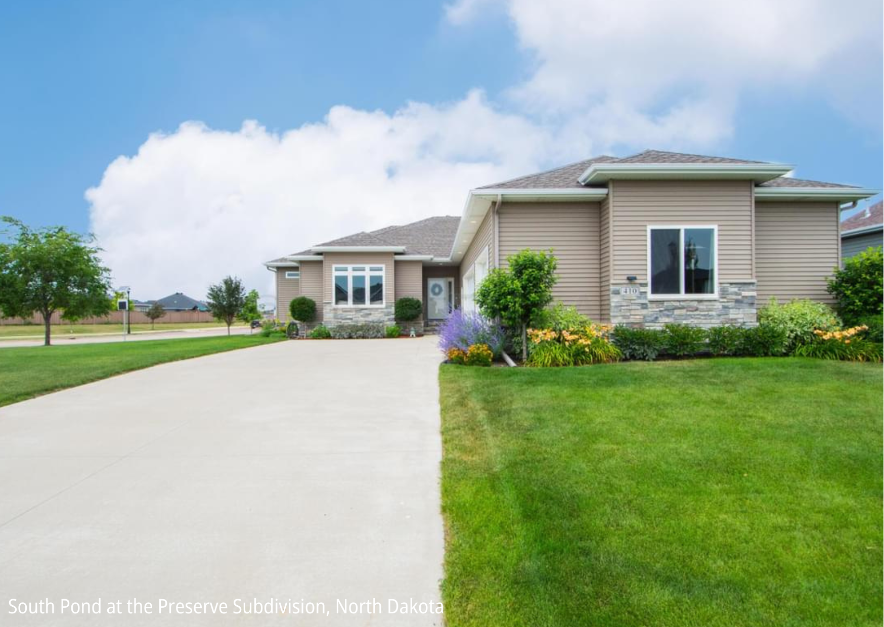 South Pond at the Preserve Subdivision North Dakota