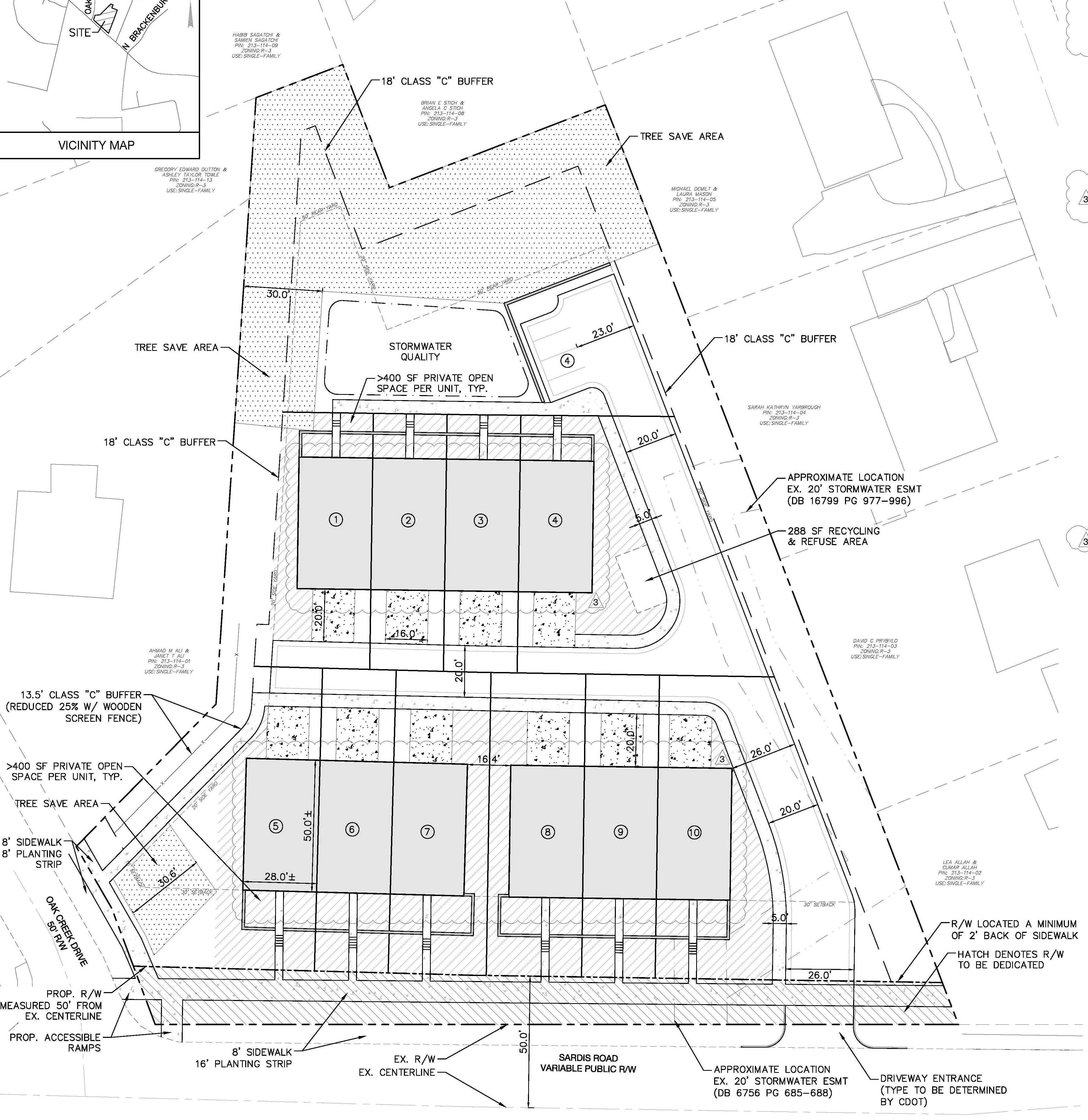 Revised site plan