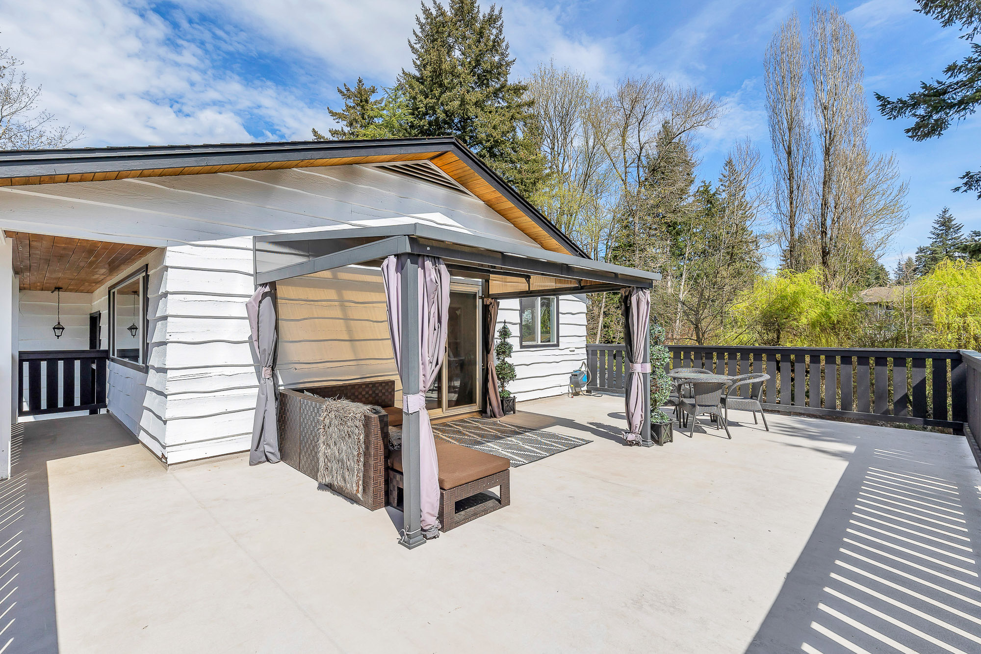 Yard and patio