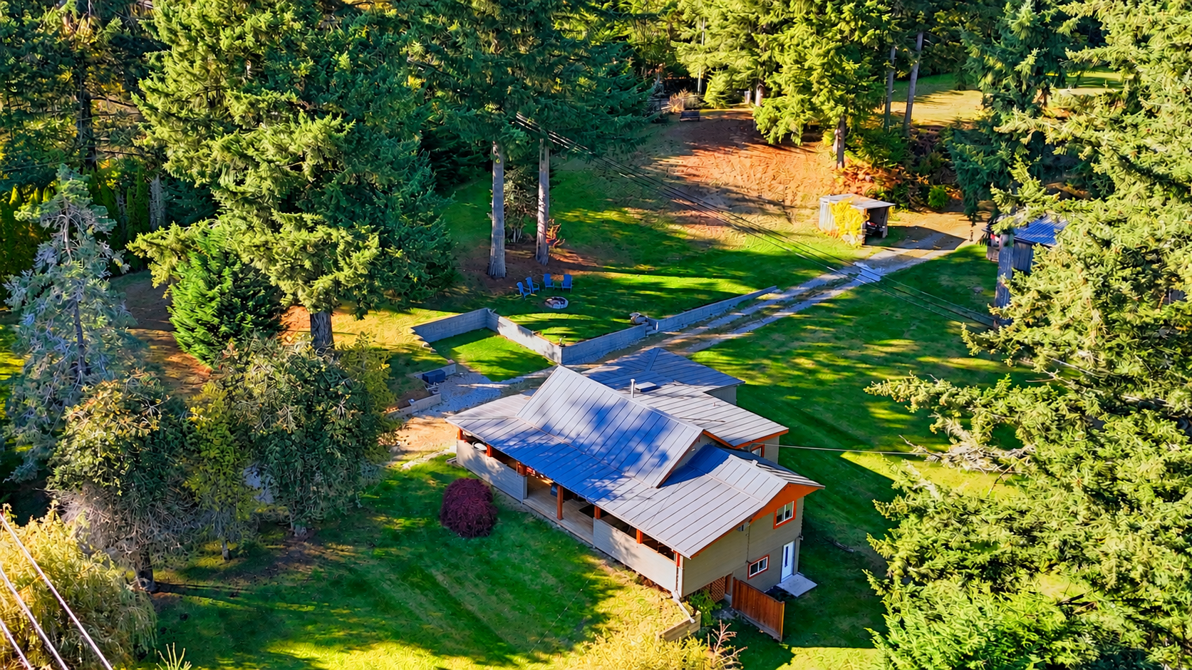 Aerial view of 29919 Dewdney Trunk Road, Mission