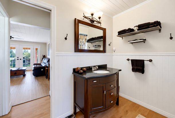 Bedrooms and bathroom