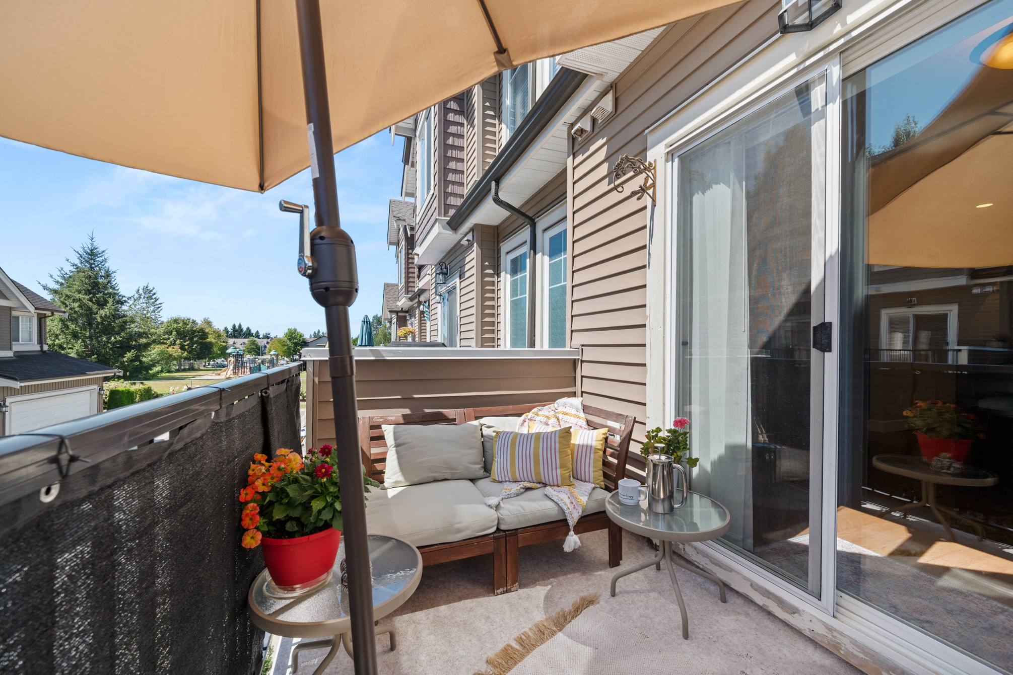 Private balcony