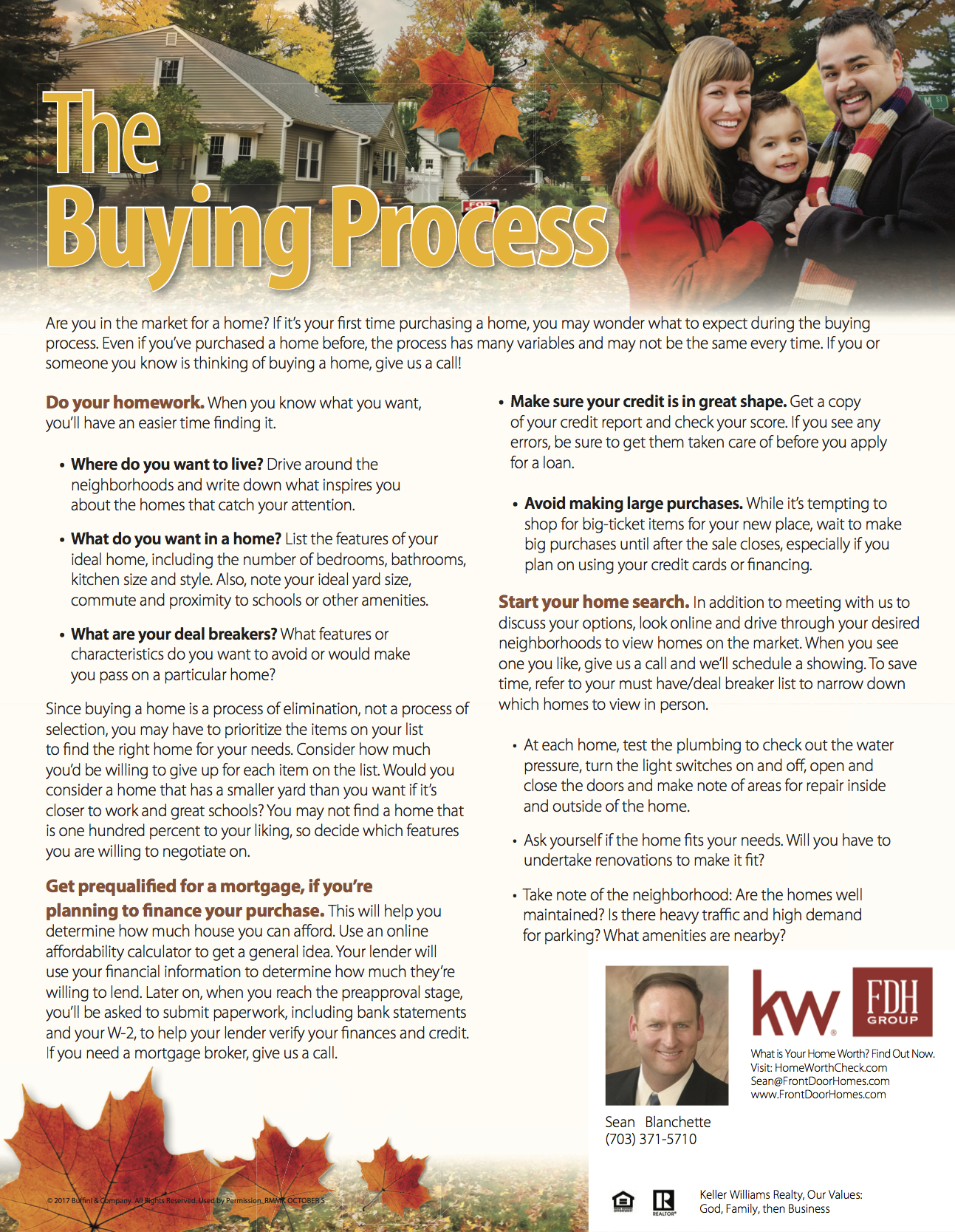 The Buying Process - Sean Blanchette