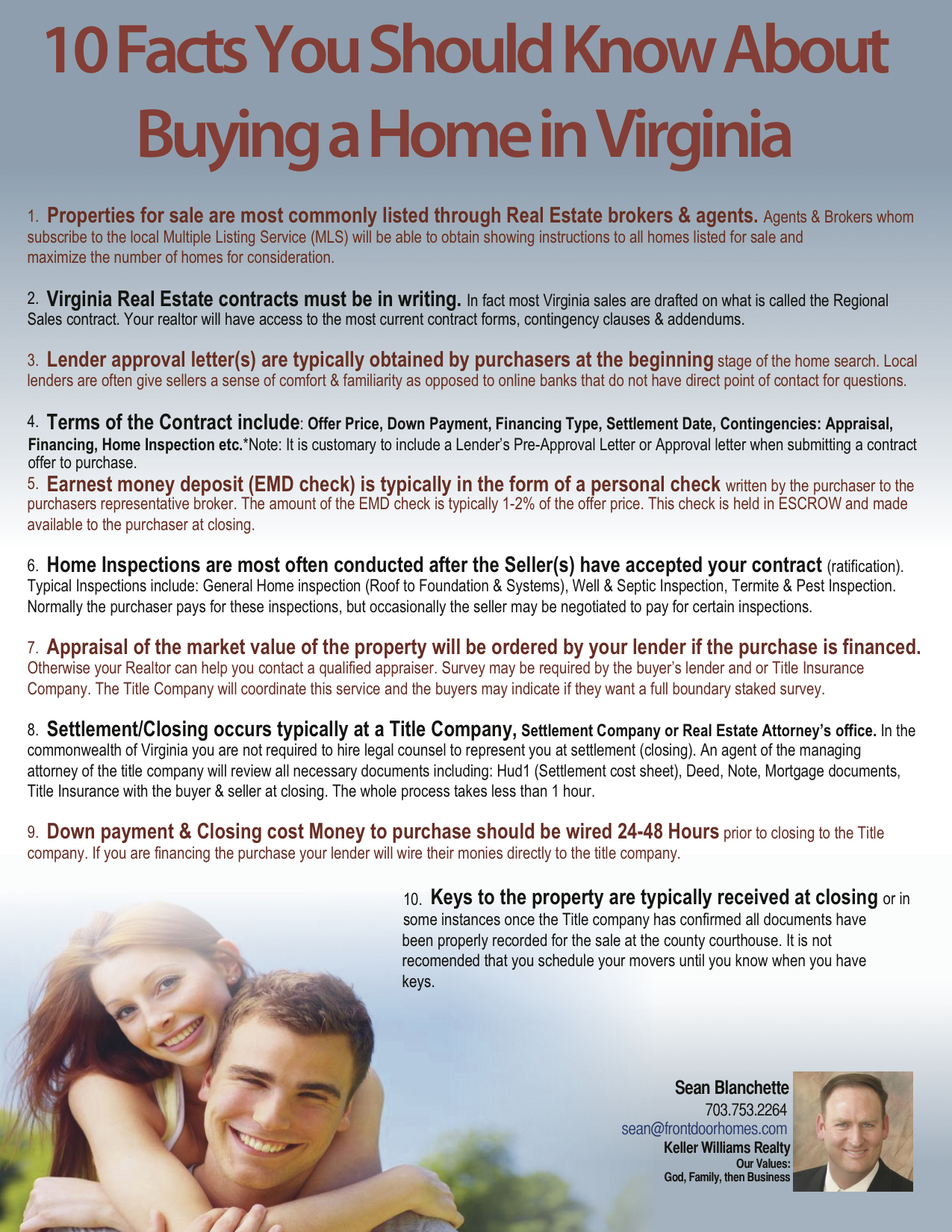 10 Facts You Should Know About Buying a Home in Virginia