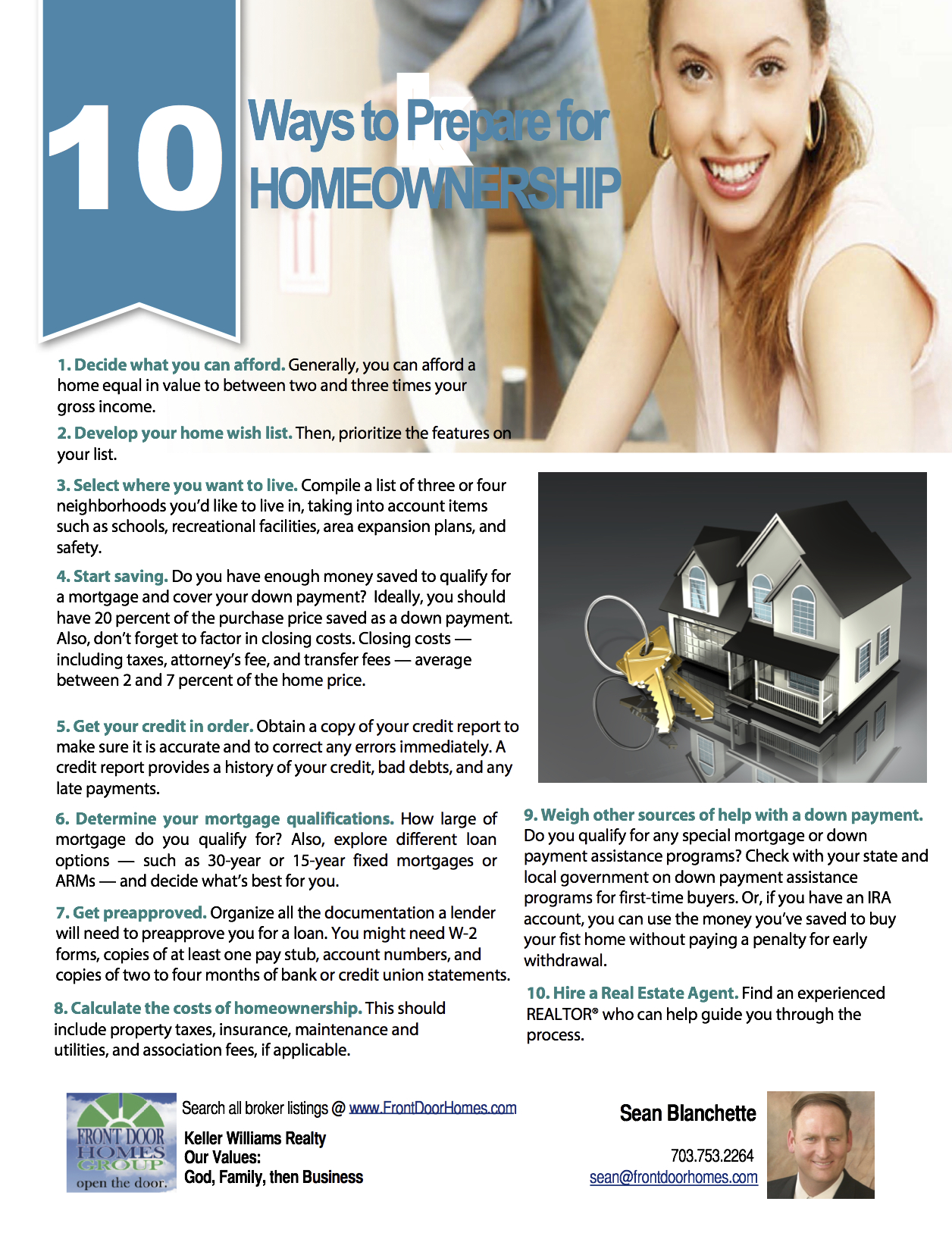 10 Ways To Prepare For Homeownership 10 Ways To Prepare For Homeownership