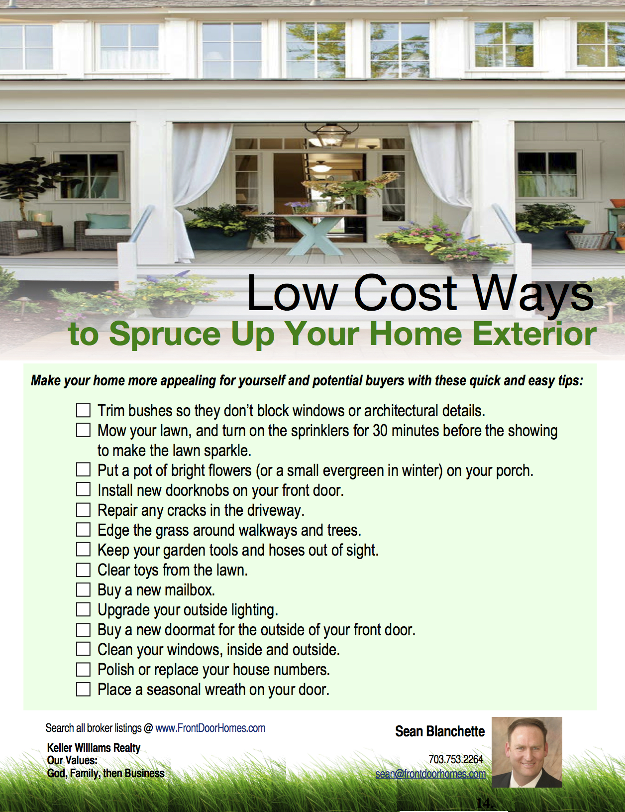 Low Cost Ways to Spruce Up Home Exterior