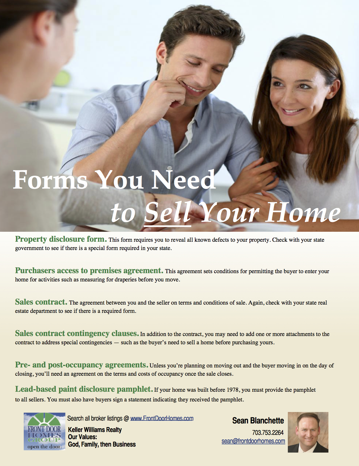 Forms You Need to Sell Your Home 