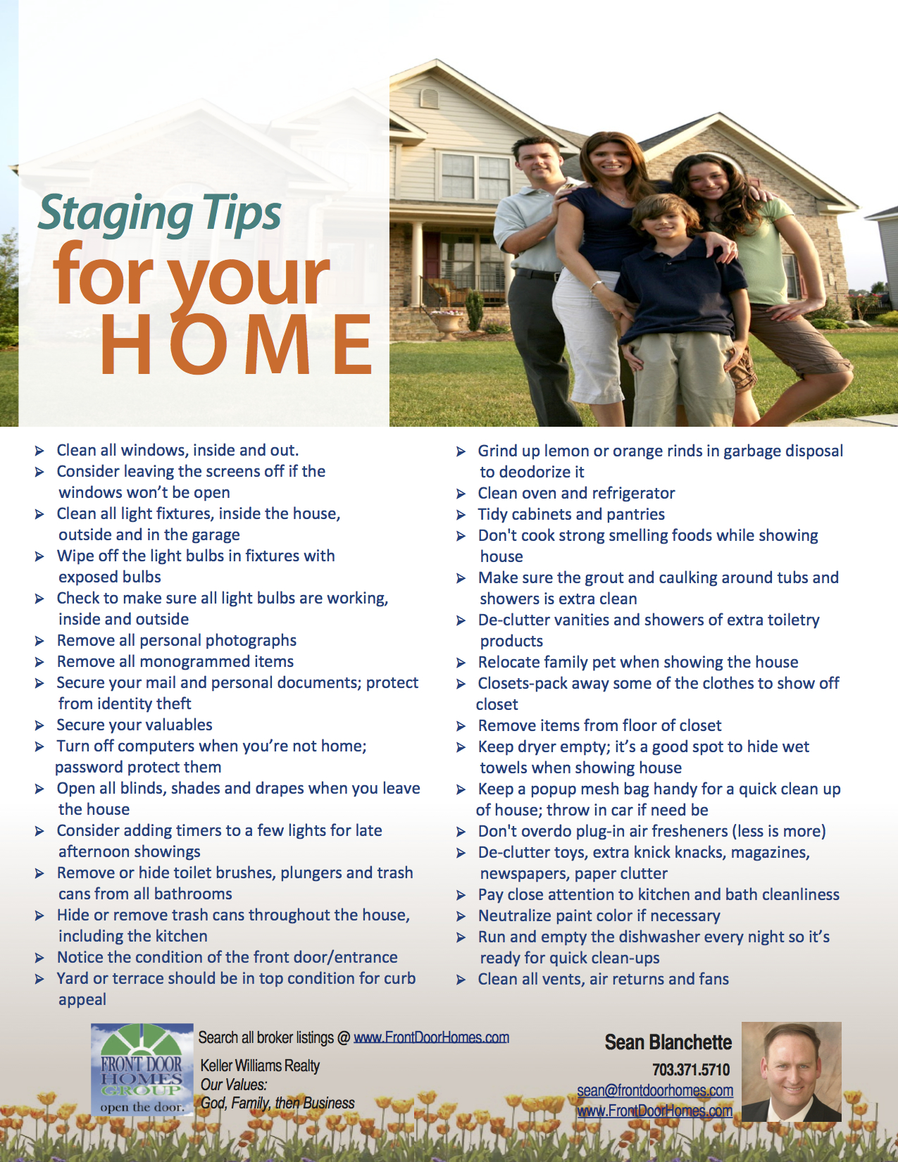 Staging tips for your home