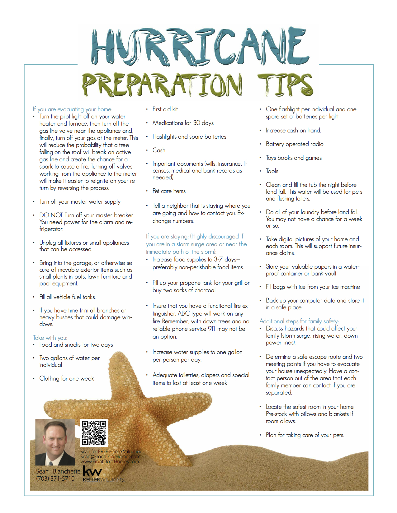 Hurricane Preparation Tips