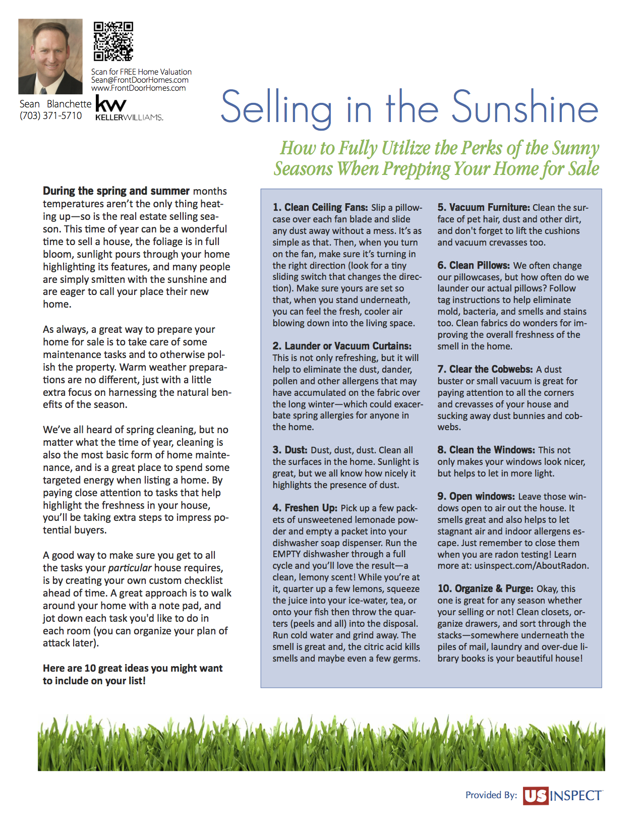 How to Fully Utilize the Perks of the Sunny Seasons When Prepping Your Home for Sale