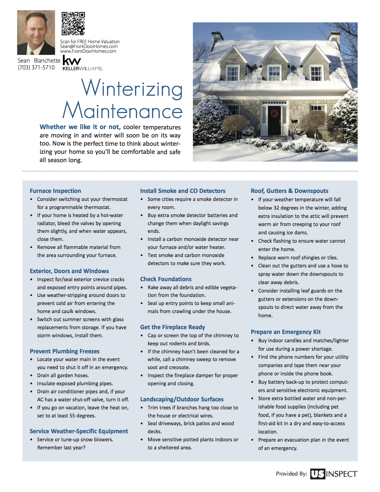 Winterizing Maintenance