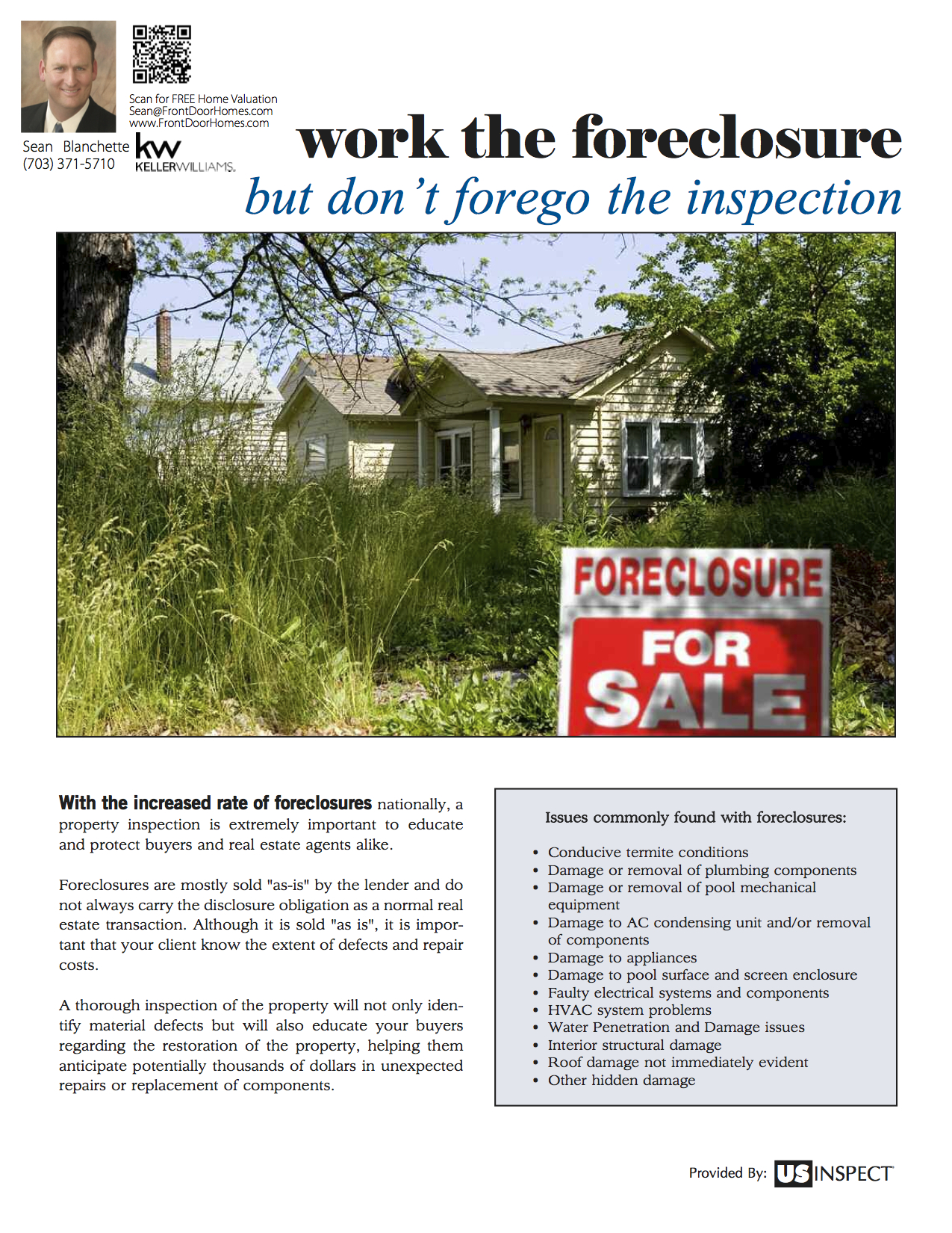 Work the Foreclosure but Don't Forego the Inspection