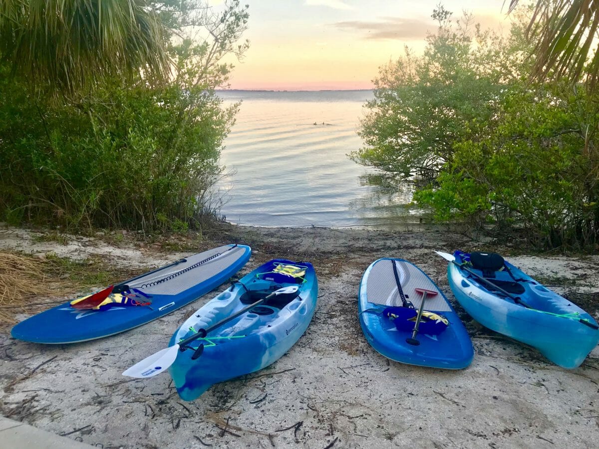 Paddleboarding coastal Florida