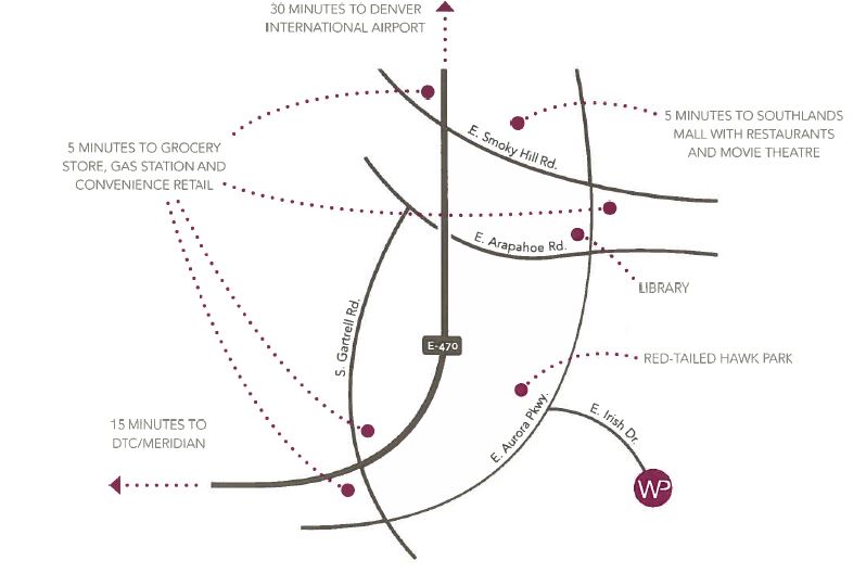 Whispering Pines Neighborhood Map
