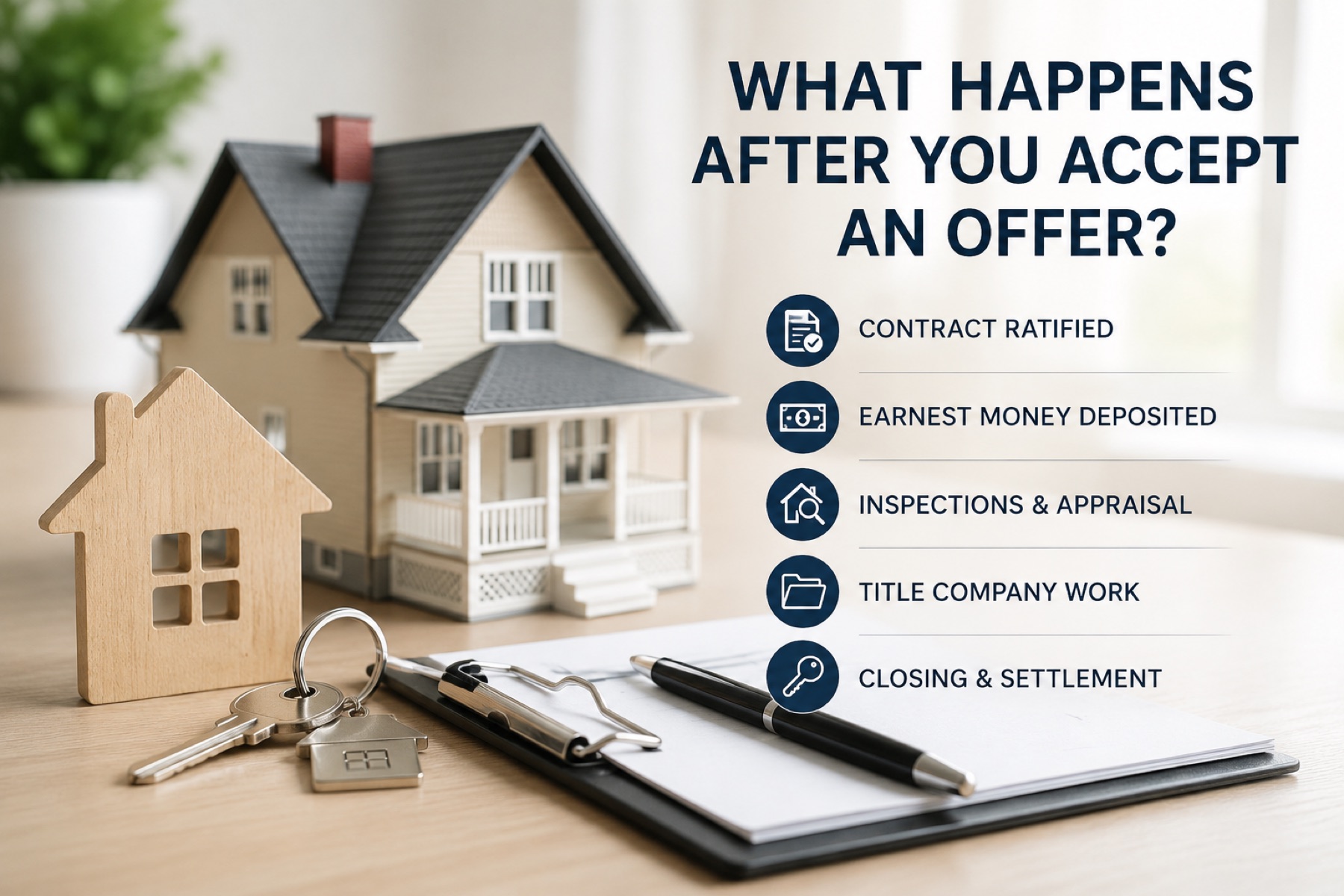 What happens after you accept an offer?