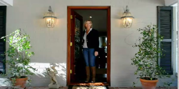 Real estate agent showing house in Pensacola