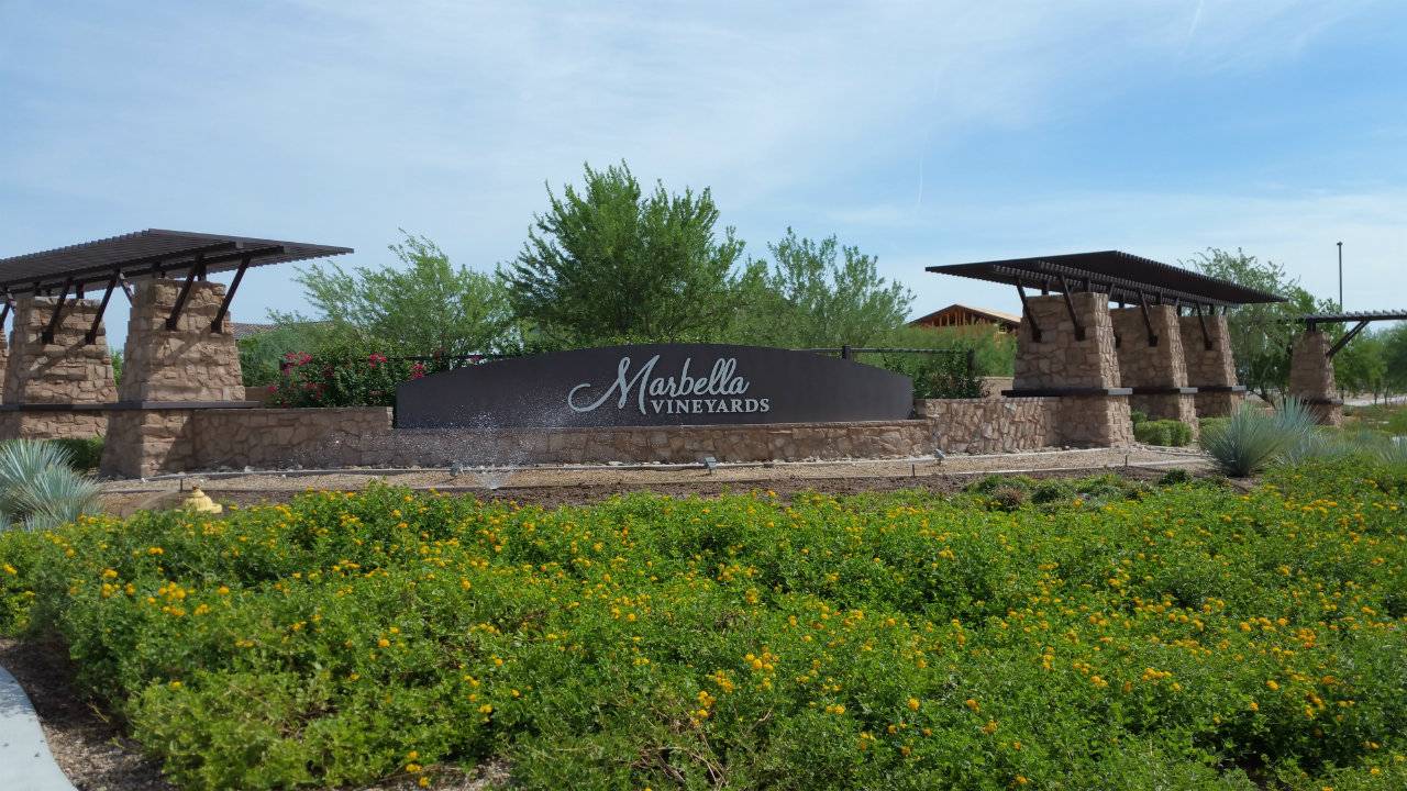 Marbella Vineyards Community and Homes in Gilbert, AZ