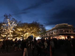 Christmas Lights on Main Street For Boerne Dickens on Main