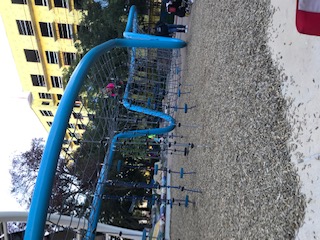 Swings at HemisFair Park San Antonio Downtown