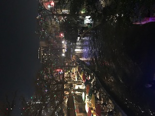 Holiday Lights on Riverwalk San Antonio Downtown