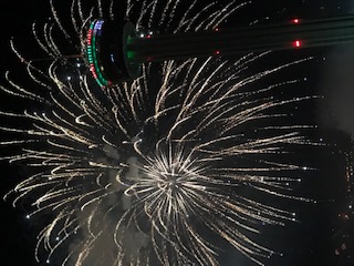 Grand Hyatt Fireworks View for New Years Eve San Antonio