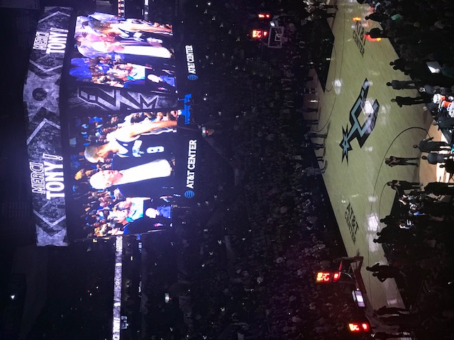 tony parker playing against san antonio spurs