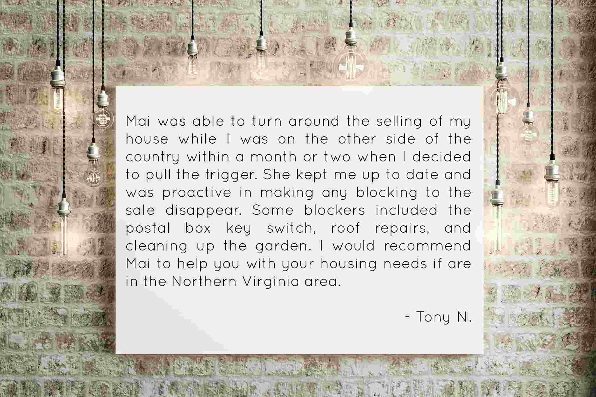 Mai Tang - Review 4 | Go Platinum Group