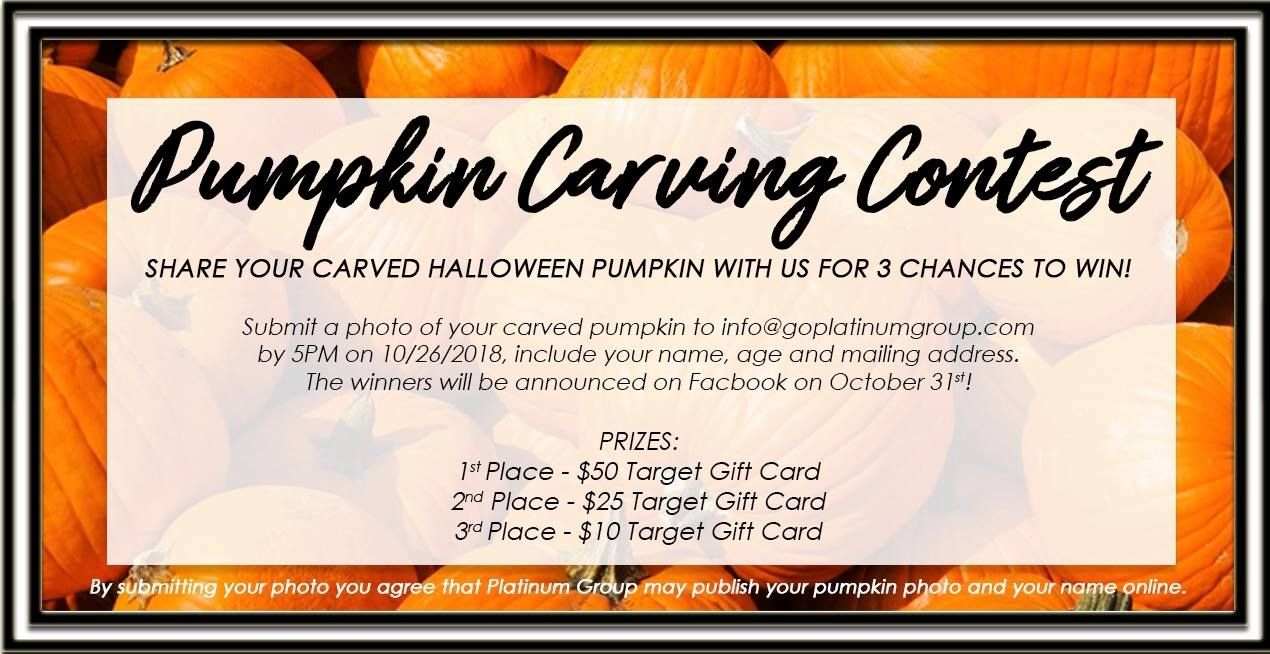 Pumpkin Carving Contest - Enter to win!