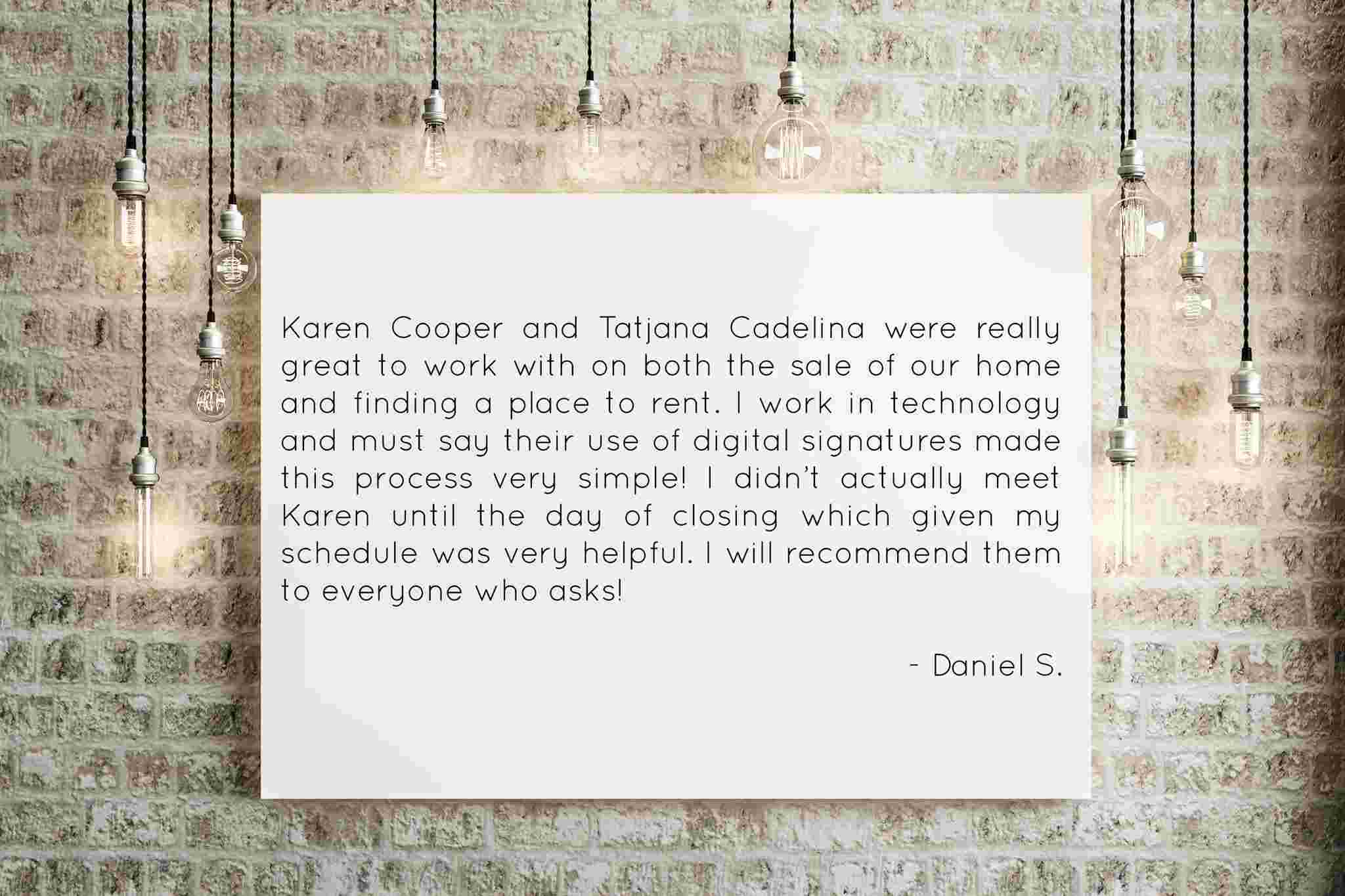 Review - Karen Cooper and Tatjana Cadelina