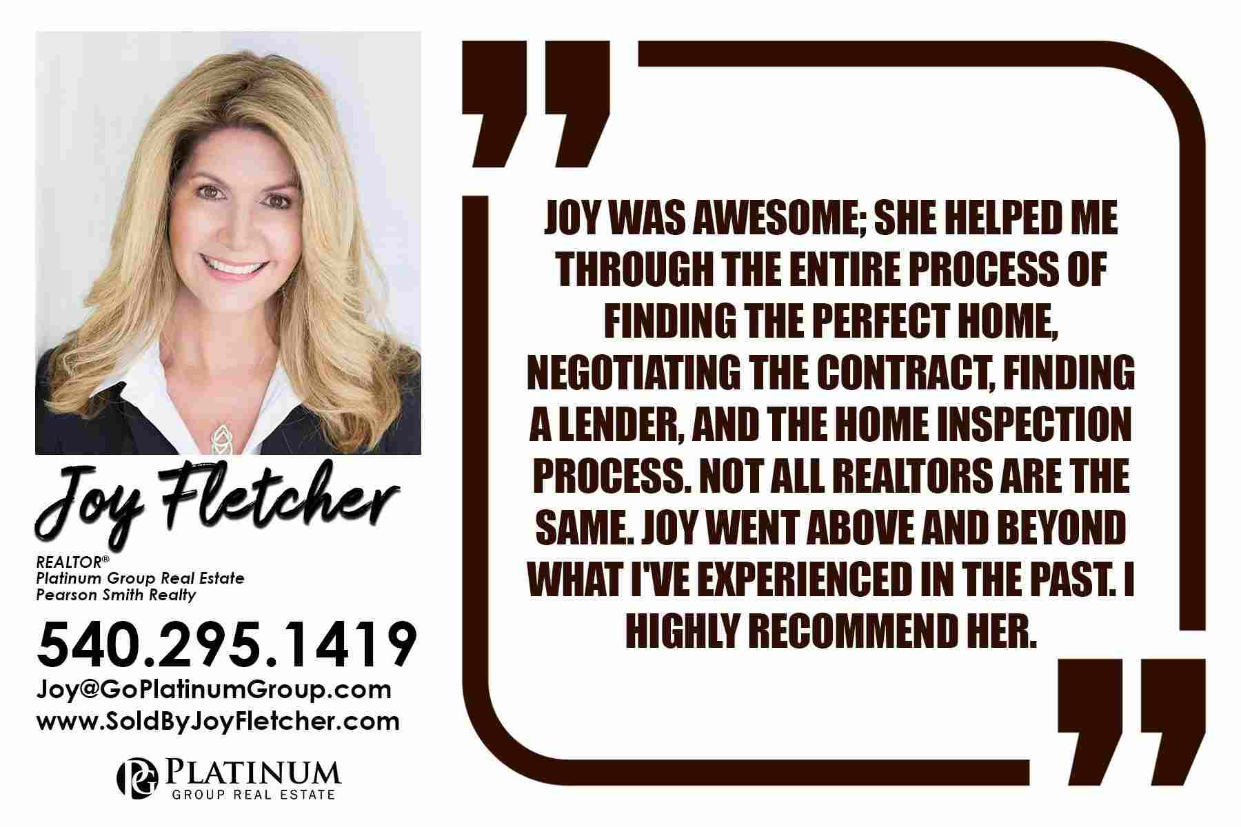 Review - Joy Fletcher | Go Platinum Group
