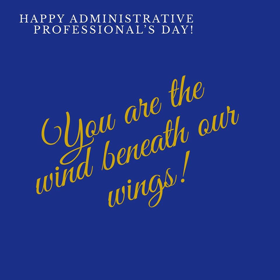 Happy Administrative Professional&rsquo;s Day