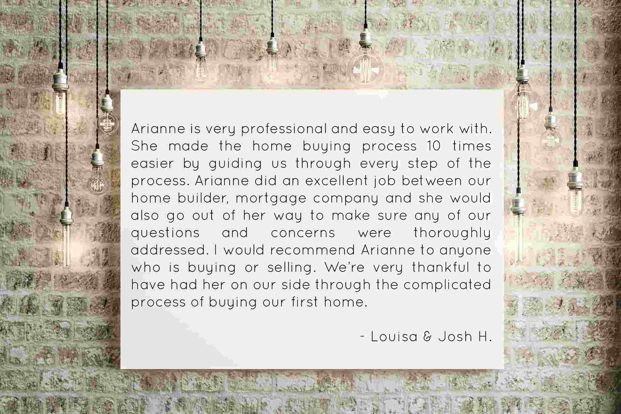 Review - Arianne Gharavi | Go Platinum Group