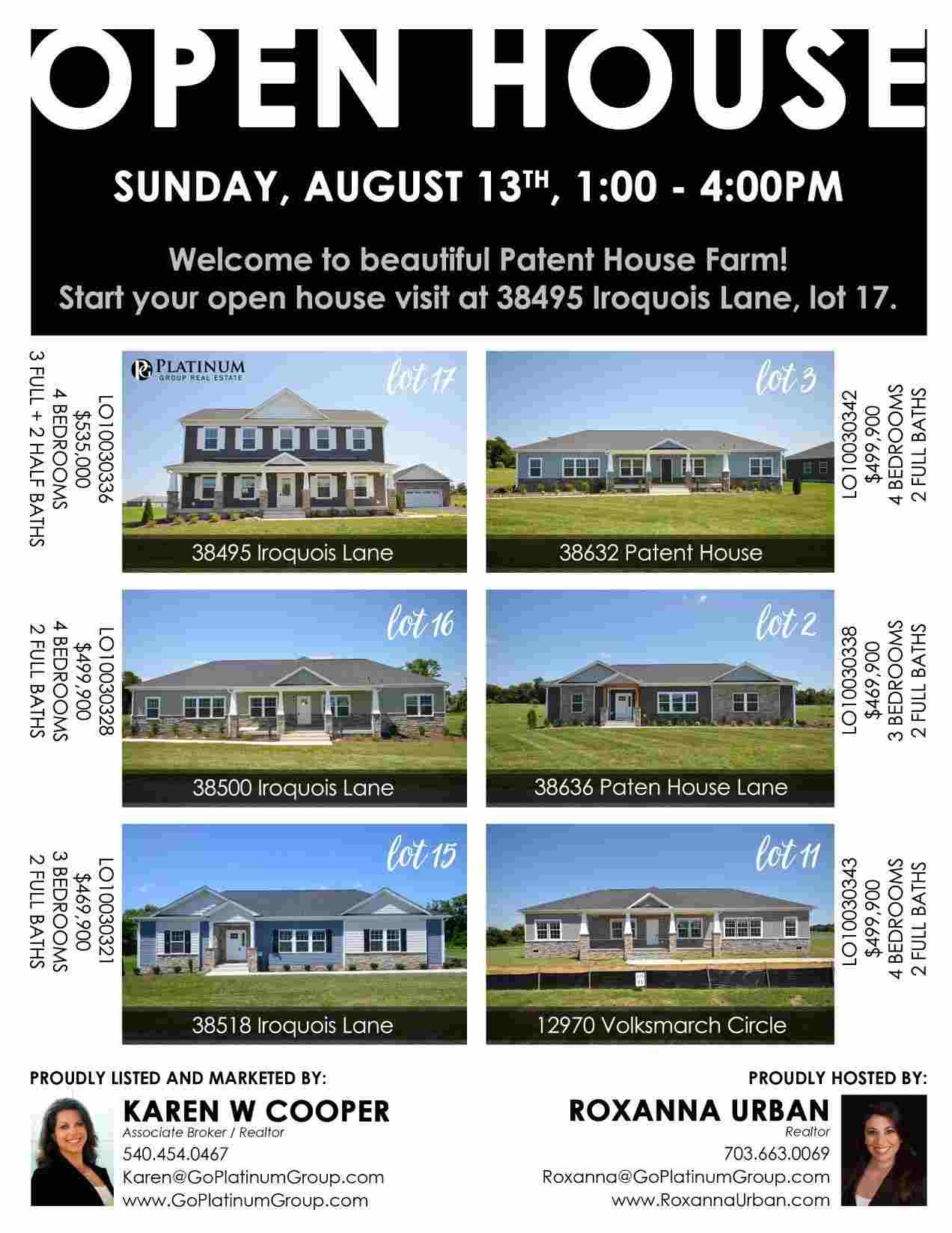 Open House - Patent House Farm - Lovettsville