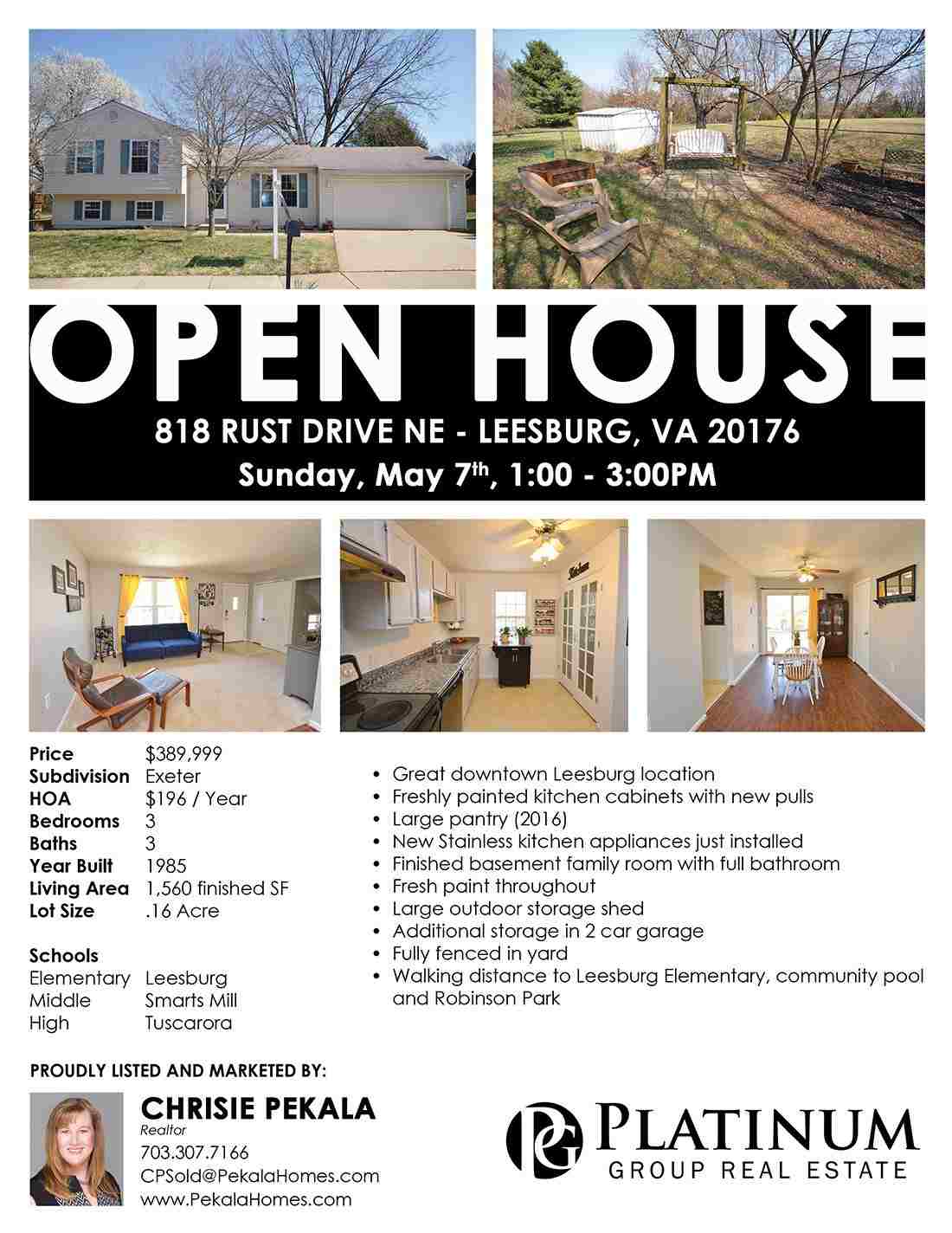 818 Rust Drive Open House