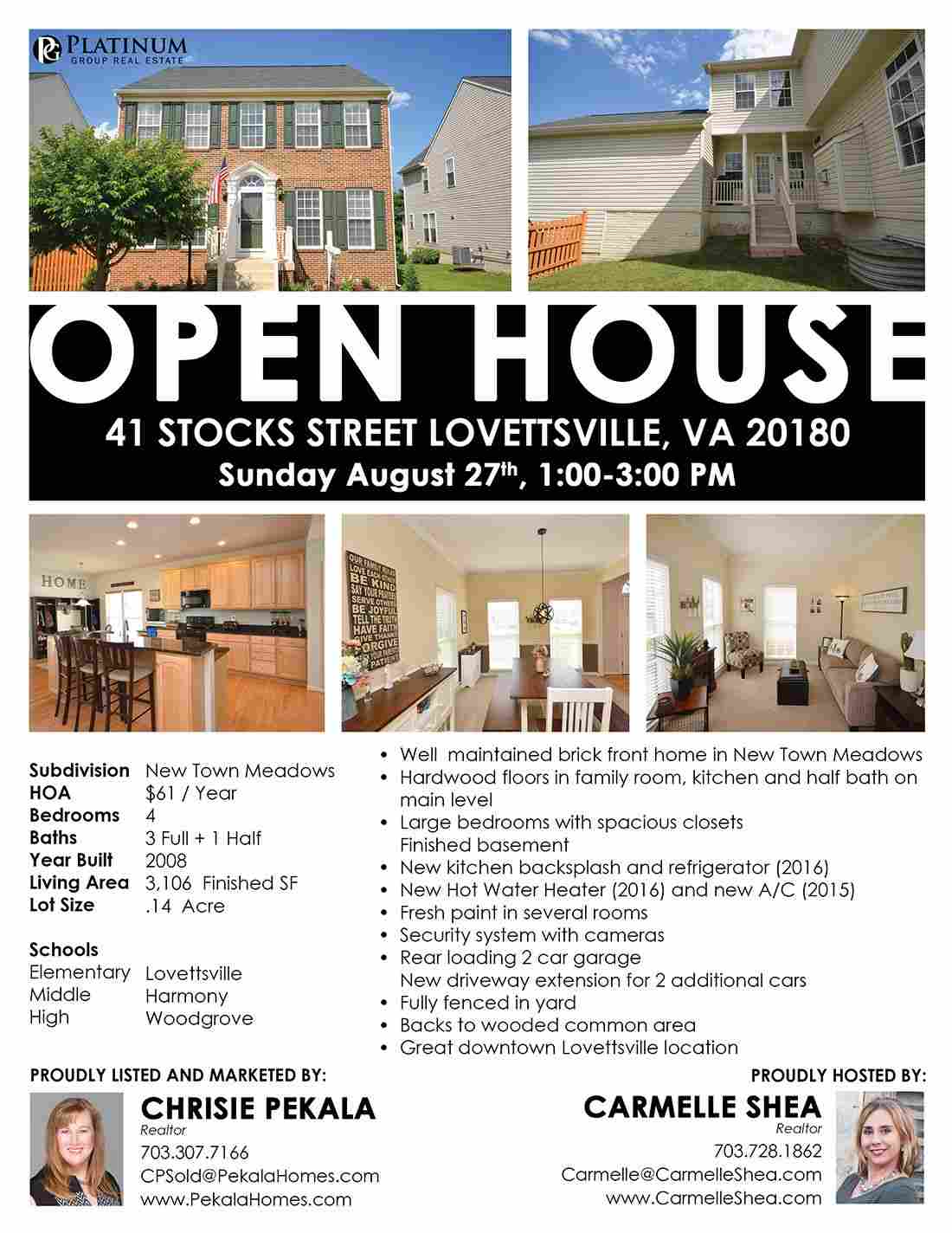 Stocks Street Lovettsville Open House