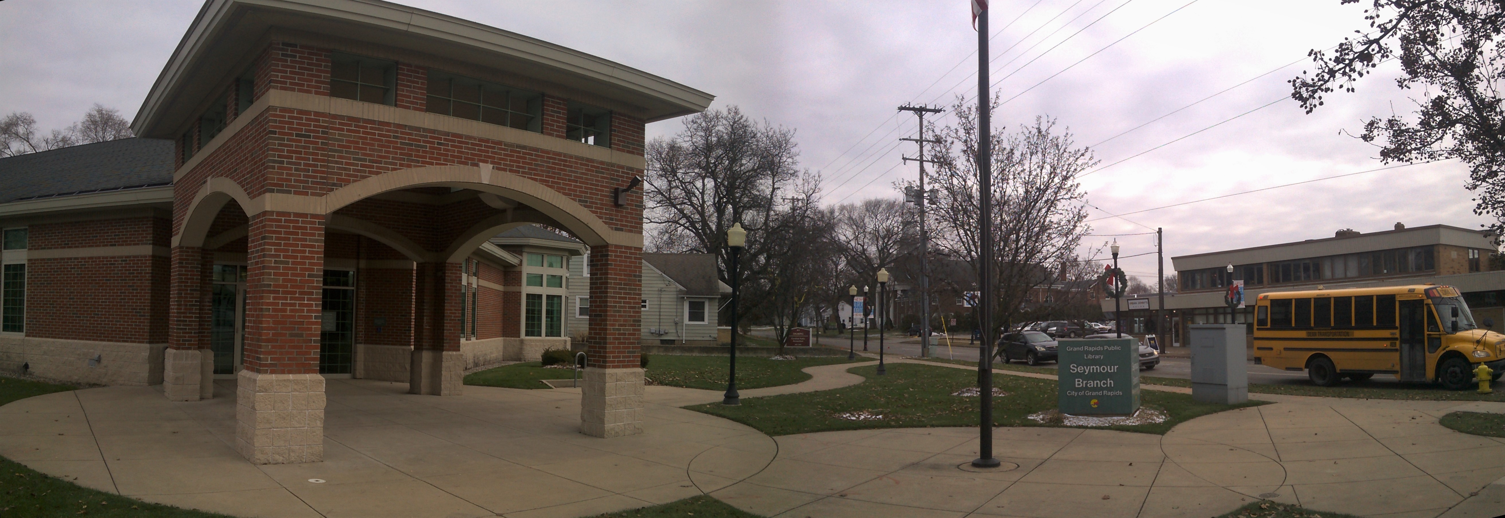Seymour Branch Library in nearby Alger Heights