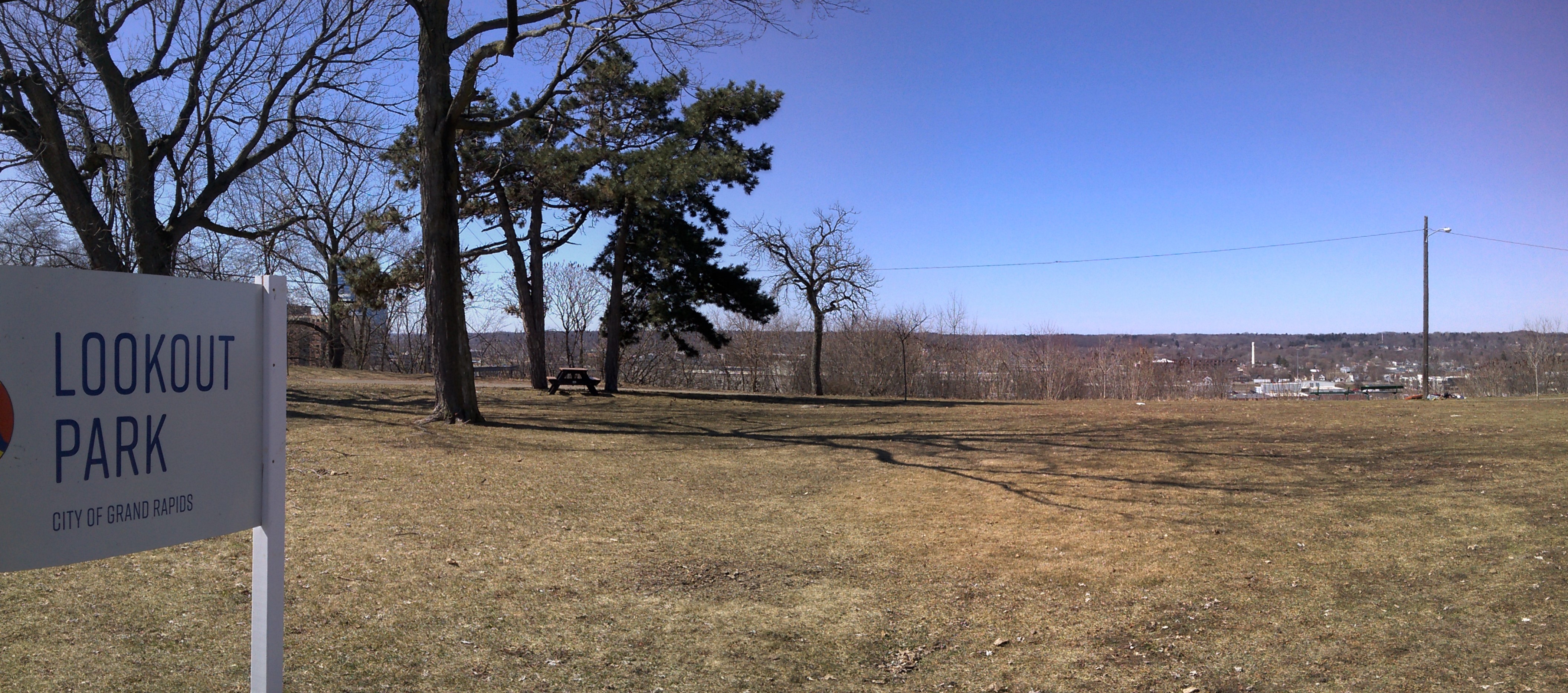 View from Belknap Lookout toward Grand Rapids